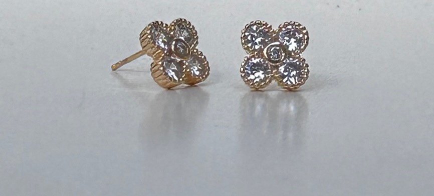 BRINCO FLOR DE ZIRCÔNIAS